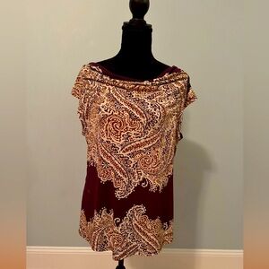 Elegant Paisley Women's Top